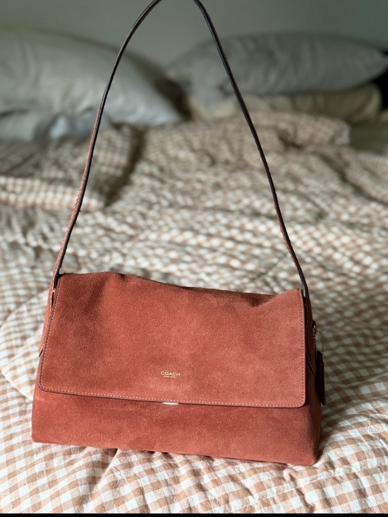 Coach Handbags - Coach Chelsea 30 in Clay Suede